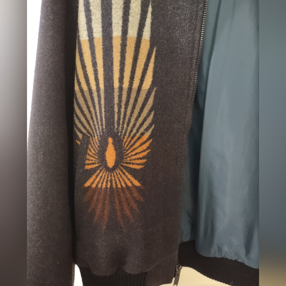 Pendleton Beaver State Aztec Wool Jacket Coat Lar… - image 5